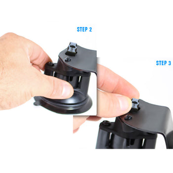 RAM® X-Grip® with Twist-Lock™ Pivot Suction for 9"-11" Tablets - Medium