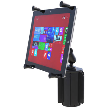 RAM® X-Grip® with RAM-A-CAN™ II Cup Holder Mount for 12"-13" Tablets