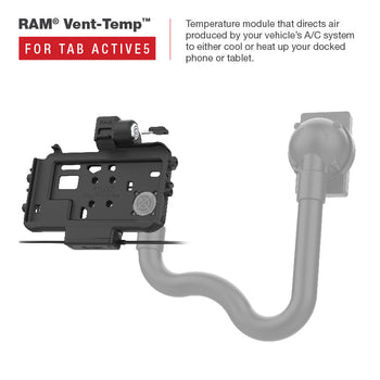 RAM® USB-C Low-Profile Dock + USB-A & RJ45 Data for Tab Active5 & 3