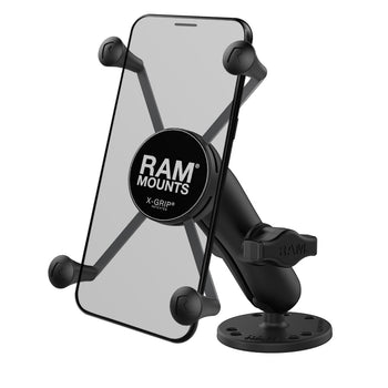 RAM® X-Grip® Large Phone Mount with Drill-Down Base