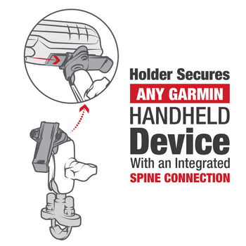 RAM® Spine Clip Garmin Mount with Handlebar U-Bolt Base