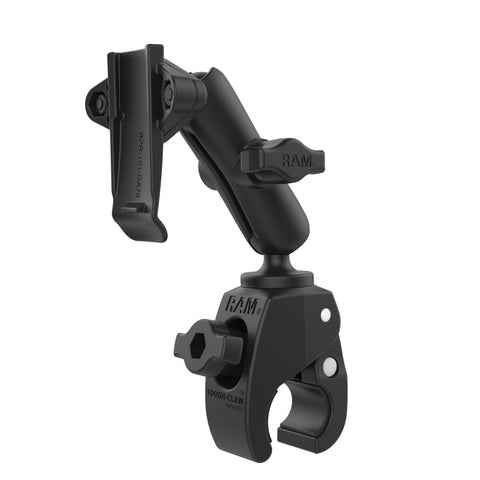 RAM® Tough-Claw™ Small Clamp Mount with Garmin Spine Clip Holder