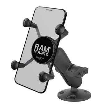 RAM® X-Grip® High-Strength Composite Phone Mount with Drill-Down Base