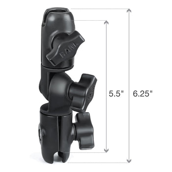 RAM® Composite Double Socket Swivel & Ratchet Arm