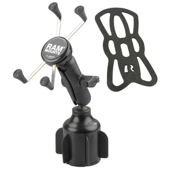 RAM® X-Grip® Large Phone Mount with RAM® Stubby™ Cup Holder Base