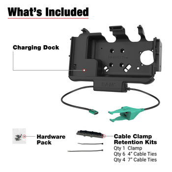 RAM® USB-C Modular Dock + USB-C & USB-A Data for Samsung Tab Active5 & 3