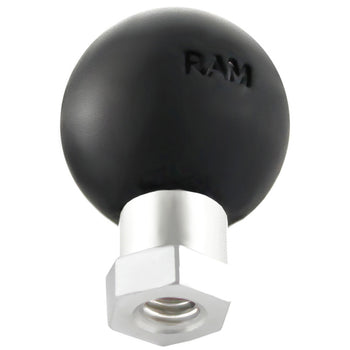 RAM-B-337U:RAM-B-337U_1:RAM Ball Adapter with 1/4" - 20" Threaded Hole and Hex Post - B Size