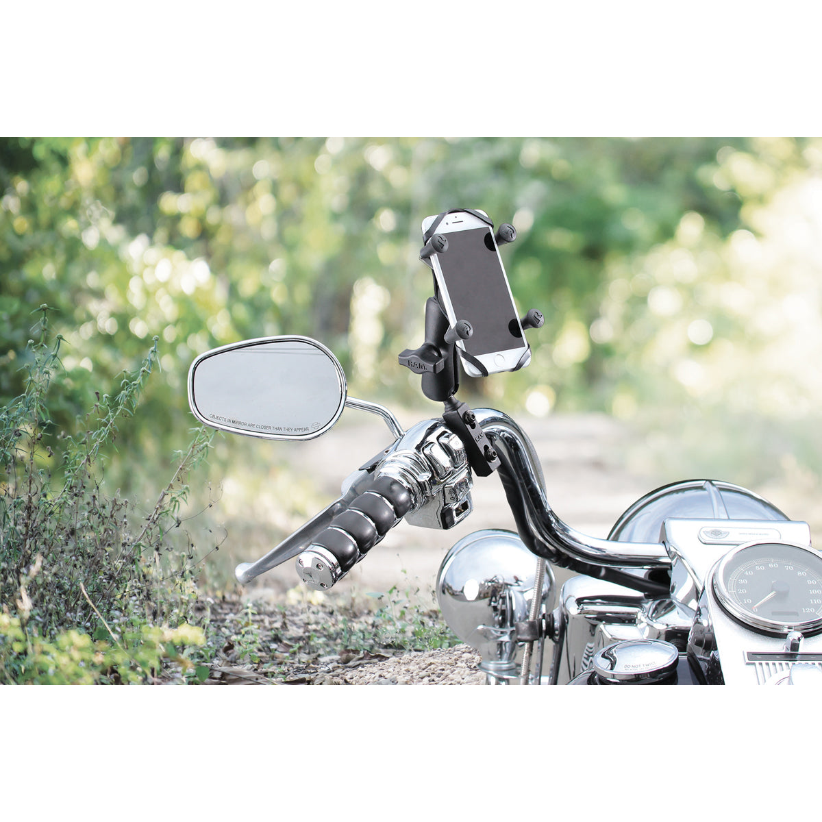 RAM® X-Grip® Phone Mount With Brake/Clutch Reservoir Base - Medium ...