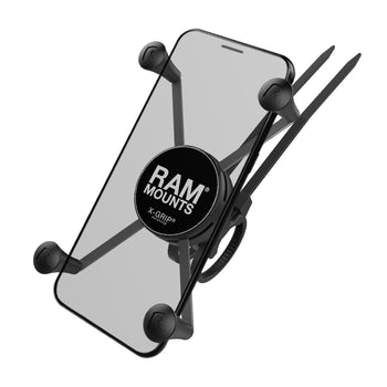 RAM® X-Grip® Large Phone Mount with RAM® EZ-On/Off™ Bicycle Base