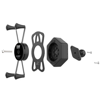 Ram Mounts X-Grip Phone Holder with Ball & Vibe-Safe Adapter Large - Muziker