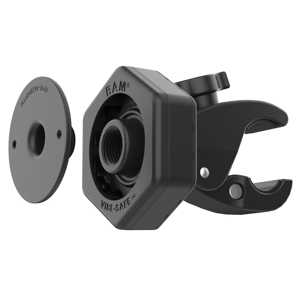 RAM® Tough-Claw™ Small Clamp Base with Vibe-Safe™ Adapter – RAM Mounts