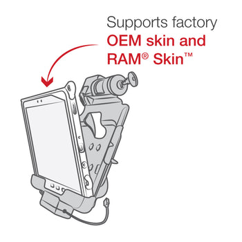 RAM® Key-Locking Power + Data Dock for Tab Active4 Pro & Tab Active Pro