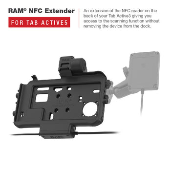 RAM® Low-Profile Power + Single USB Dock for Tab Active5 & 3