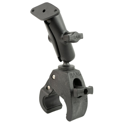 RAM® Tough-Claw™ Medium Clamp Mount with Diamond Plate