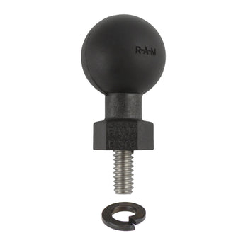 RAM® Tough-Ball™ with 1/4"-20 x .50" Threaded Stud and Lock Washer