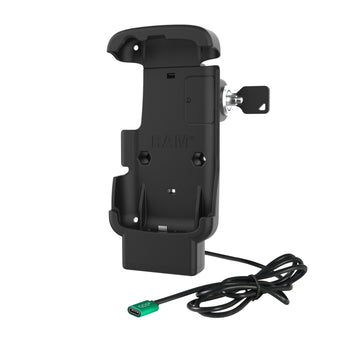 RAM® Locking Form-Fit Powered Dock for Zebra TC22 & TC27 with Boot