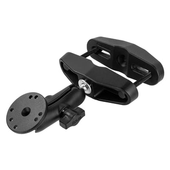 RAM® Universal Post Clamp Mount with Round Plate - B Size Medium Arm