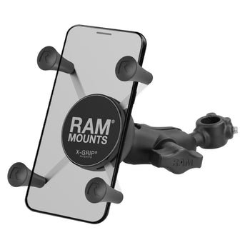 RAM® X-Grip® Phone Mount with 1/2" Diameter Rail Base