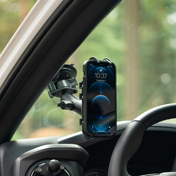 RAM® Quick-Grip™ Phone Mount with RAM® Twist-Lock™ Suction Cup Base