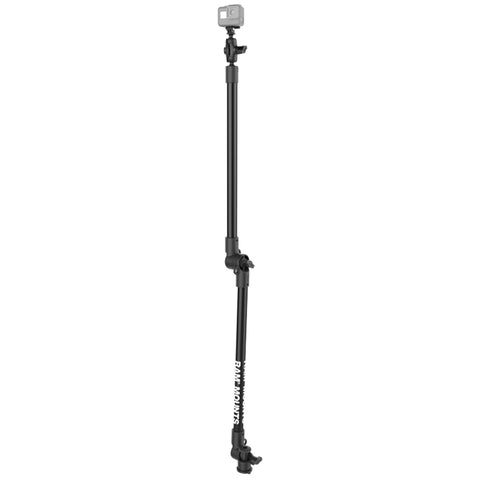 RAM® Tough-Pole™ Camera Mount with Double Pipe & RAM® Track-Node™ Base