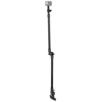 RAM® Tough-Pole™ 48" Action Camera Mount with Double Pipe & Track Base