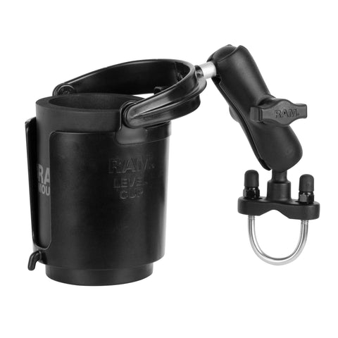 RAM® Level Cup 16oz Drink Holder with U-Bolt Base - 1