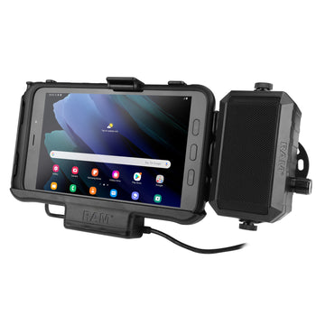RAM® Powered Dock for Samsung Tab Active3 and Tab Active2 with Speaker