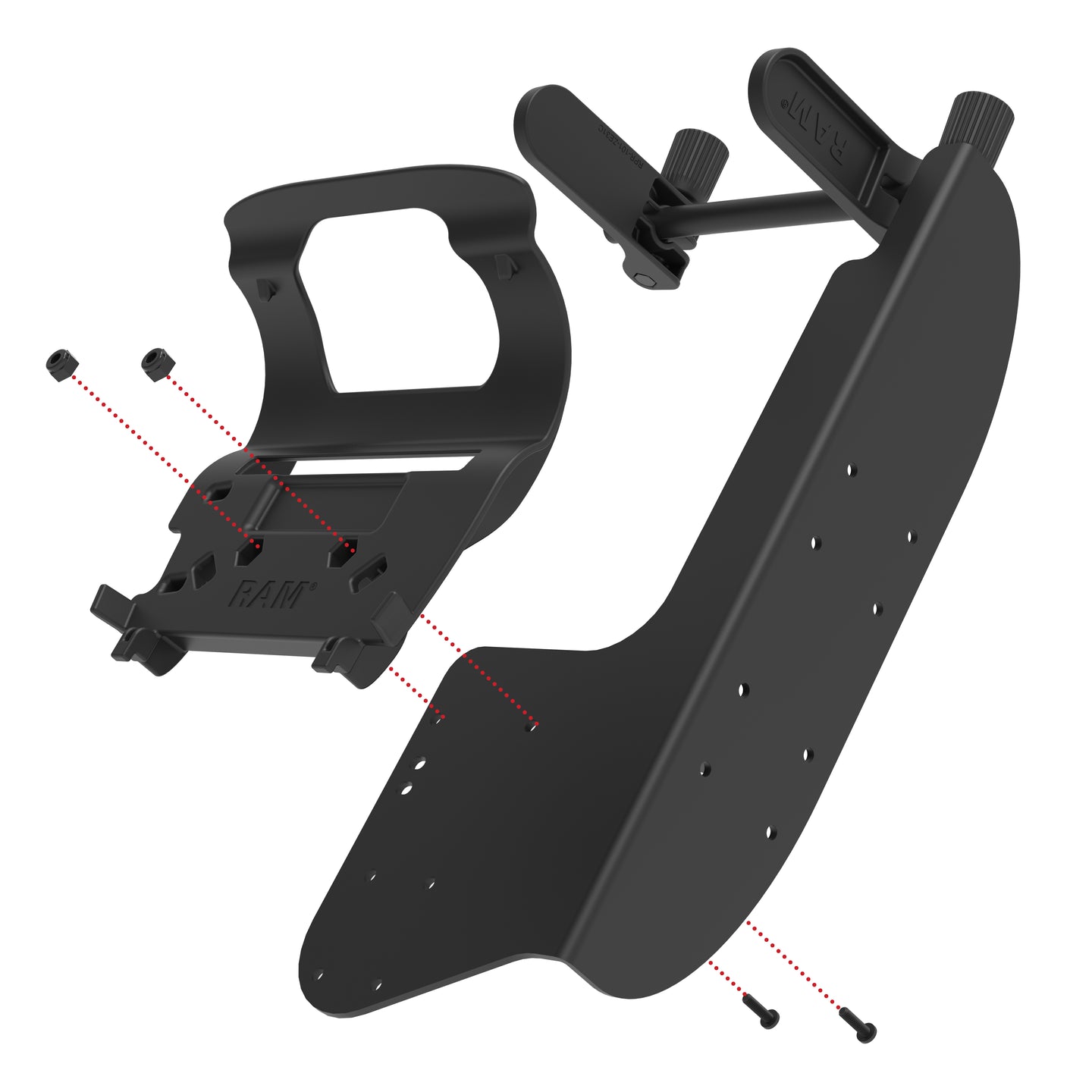 RAM® Printer Mount with Paper Feed for Zebra ZQ630 Series RAM Mounts