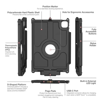 IntelliSkin® Next Gen with LED for iPad Pro 11" (1-4 Gen) & Air 11" (M2)