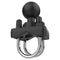 RAM® Double U-Bolt Ball Base for 1" - 1.25" Rails - C Size