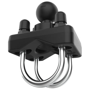 RAM-B-235U:RAM-B-235U_1:RAM Double U-Bolt Ball Base for 1" - 1.25" Rails - B Size
