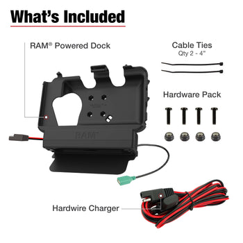 RAM® Power + Data Dock for Tab Active5 & 3 with Speaker Box