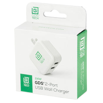 GDS® 2-Port USB Wall Charger