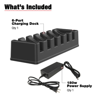 GDS® 6-Port Power + Single RJ45 Dock for Tablets with IntelliSkin®