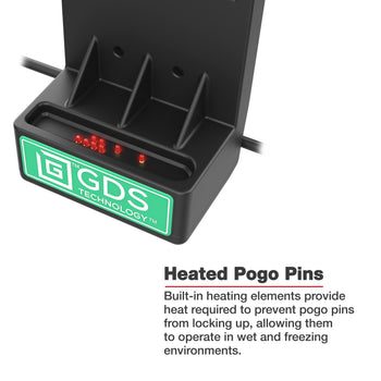 GDS® Locking Powered Dock + USB-A for Zebra TC73/78 - Heated Pins