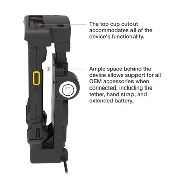 GDS® Locking Powered Dock + USB-A for Zebra TC73/78 - Heated Pins