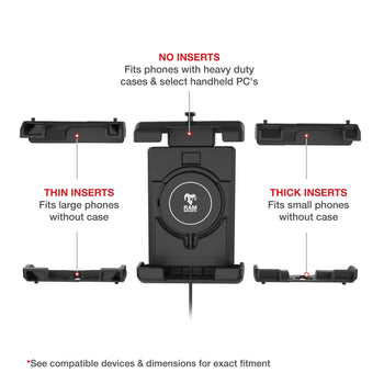 RAM® Quick-Grip™ Pro XL with Ball & Qi2 15W Wireless Charger