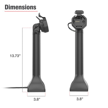 GDS® Uni-Conn™ Powered 14" Tilt & Swivel Dock with USB-C