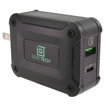 GDS<sup>®</sup> Type-C and Type-A 48W Premium 2-Port Wall Charger