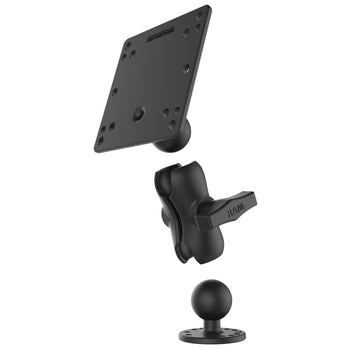 RAM® Double Ball Mount with 100x100mm VESA Plate - C Size Short