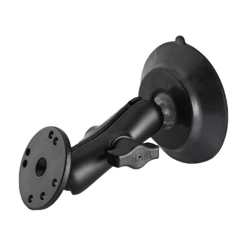RAM® Suction Cup Double Ball Mount with Round Plate