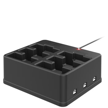 GDS® 6-Port Power + RJ45 Dock for Zebra Handhelds with IntelliSkin®