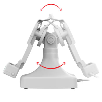 GDS® Uni-Conn™ Tilt & Swivel Dock with PoE + Data - Gray