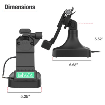 GDS® Uni-Conn™ Locking Tilt & Swivel Dock with USB-C + Data