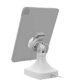 GDS® Uni-Conn™ Powered Tilt & Swivel Dock with PoE - Gray