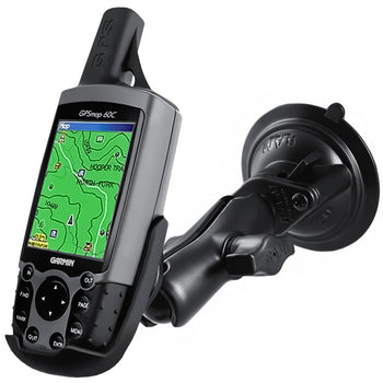 RAM® Twist-Lock™ Suction Cup Mount for Garmin Astro 220, GPS 60 + More