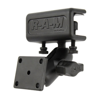 RAM® Glare Shield Clamp Double Ball Mount with AMPS Hole Pattern