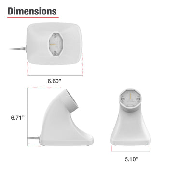 GDS® Uni-Conn™ Powered Kiosk Dock with PoE - Gray