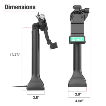 GDS® Uni-Conn™ 14" Locking Pedestal Dock with USB-C