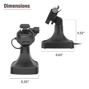 GDS® Uni-Conn™ Powered Locking Tilt & Swivel Dock with PoE + Data